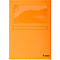 Chemises à fenêtre FOREVER Exacompta, en papier 120 g/m², orange, paquet de 100