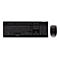 Ensemble clavier et souris noirs avec logo CHERRY sur fond blanc.