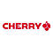 Rotes Cherry Firmenlogo mit Schriftzug und Kirsch-Icon auf weißem Grund.