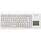 Cherry Clavier XS Touchpad Keyboard G84-5500, QWERTZ, grand touchpad, 2 touches de souris, gris clair