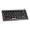 CHERRY Compact-Keyboard G84-4100 - Tastatur - PS/2, USB - Schweiz - Tastenschalter: CHERRY ML - Schwarz