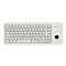 CHERRY Compact-Keyboard G84-4400 - Tastatur - Deutsch - Hellgrau