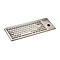 CHERRY Compact-Keyboard G84-4400 - Tastatur - Englisch - Hellgrau