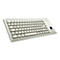 CHERRY Compact-Keyboard G84-4400 - Tastatur - Englisch - Hellgrau