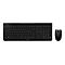 CHERRY DW 3000 - Tastatur-und-Maus-Set - kabellos - 2.4 GHz - GB - Schwarz