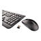 CHERRY DW 3000 - Tastatur-und-Maus-Set - kabellos - 2.4 GHz - Pan-Nordic - Schwarz