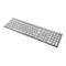 CHERRY DW 9100 SLIM - Tastatur-und-Maus-Set - kabellos - 2.4 GHz, Bluetooth 4.0 - US mit Euro-Symbol - weiß, Silber