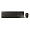 CHERRY DW 9100 SLIM - Tastatur-und-Maus-Set - kabellos - 2.4 GHz, Bluetooth 4.2 - Schweiz - schwarz/bronze