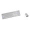 CHERRY DW 9100 SLIM - Tastatur-und-Maus-Set - kabellos - 2.4 GHz, Bluetooth 4.2 - Tschechisch/Slowakish - Weiß/Silber