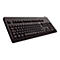 CHERRY G80-3000 - Tastatur - PS/2, USB - USA - Tastenschalter: CHERRY MX Brown - Schwarz