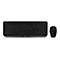 CHERRY GENTIX DESKTOP - Tastatur-und-Maus-Set - Belgien - Schwarz