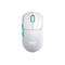 Souris de jeu blanche avec des accents turquoise et le logo CHERRY XTRFY.
