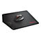 Tapis de souris noir avec souris sans fil. Inscription 'CHERRY' en rouge.