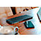 Cherry Multi-Device Tastatur KW 9200 Mini, QWERTZ, 2x Bluetooth 5.0, 2.4 GHz Funk- und USB-C-Kabelkanal, wiederaufladbar, schwarz