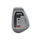Drahtlose Computermaus von Cherry, grau, mit Logo und Tasten.