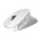 Souris ergonomique blanche avec un accent gris, une molette et deux boutons. L'inscription 'CHERRY' est visible.