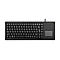 Clavier noir avec pavÃ© tactile. Le logo Cherry est en haut Ã  droite.