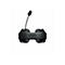 Schwarzes Gaming-Headset mit Mikrofon, Markenlogo 'CHERRY XTRFY'.