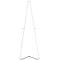 Chevalet de présentation – aluminium - l. 536 x P 309 x H 1500 mm - repliable - blanc
