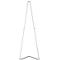 Chevalet de présentation – aluminium - l. 536 x P 309 x H 1500 mm - repliable - gris
