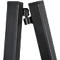 Chevalet de présentation – aluminium - l. 536 x P 309 x H 1500 mm - repliable - noir