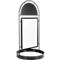 Chevalet de trottoir Wheel - métal - l. 500 x H 700 mm - étanche - avec roulettes - noir RAL 9005