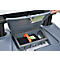 Chevalet de trottoir WindPro LED - polycarbonate – l. 740 x H 1223 mm - pour format A1 - résistant aux intempéries - avec roulettes - gris