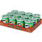 Chips Pringles Sour Cream & Onion, vegane Kartoffelchips mit Sauerrahm- und Zwiebel-Geschmack, 12 Dosen mit jeweils 40 g, in Karton