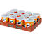 Chips Pringles Sweet Paprika, vegane Kartoffelchips mit Paprika-Geschmack, 12 Dosen mit jeweils 40 g, in Karton