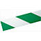Cinta de señalización de suelos Durable, bicolor, autoadherente, 30 m de largo, verde/blanco