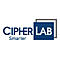 Logo von Cipher Lab, der Schriftzug ist blau, unter dem Schriftzug steht "Smarter". Ein dunkelblaues Quadrat mit weißem Schriftzug "LAB".