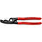Coupe-câble, noir avec poignées rouges. Sur une poignée : Knipex 95 11 200. Sur l'autre : cap. Ø 20mm/70mm2 Cu+Al (do not cut steel).