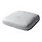 Grauer, quadratischer Access Point mit abgerundeten Ecken, Cisco-Logo.