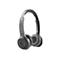 Casque circum-auriculaire gris avec logo Cisco, boutons sur les oreillettes. Sur fond blanc.
