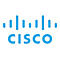 Blaues Cisco-Logo auf weißem Hintergrund, bestehend aus einem Wellen-Symbol über dem Wort CISCO.