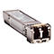 Ein metallischer SFP-Transceiver mit dem Cisco-Logo und der Beschriftung. Der Stecker ist im Detail zu sehen.