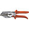 Ciseaux à onglet 3.804 L.210mm L.lame 50mm P. de coupe max.7,5mm