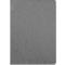CLAIREFONTAINE Age Bag, Notizbuch mit Drahtheftung, Hardcover, DIN A4, 48 Blatt, 90 g/m², liniert mit Rand, grau