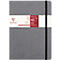Clairefontaine Carnet de notes My Essentials Age Bag, 96 pages, DIN A5, 90g/m², numéroté, cousu, ligné, gris