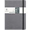 Clairefontaine Carnet de notes My Essentials Age Bag, 96 pages, DIN A5, 90g/m², numéroté, cousu, quadrillé, gris