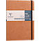 Clairefontaine Carnet de notes My Essentials Age Bag, 96 pages, DIN A5, 90g/m², numéroté, cousu, quadrillé, marron