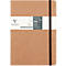 Clairefontaine Carnet de notes My Essentials Age Bag, 96 pages, DIN A5, 90g/m², numéroté, cousu, quadrillé, marron