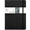 Clairefontaine Carnet de notes My Essentials Age Bag, 96 pages, DIN A5, 90g/m², numéroté, couture, quadrillage à pois, noir