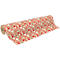 Clairefontaine kerstpapier, 1 rol met L 50 m x B 700 mm, aan 1 zijde bedrukt, kraftpapier, bruinrood