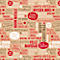 Clairefontaine kerstpapier, 1 rol met L 50 m x B 700 mm, aan 1 zijde bedrukt, kraftpapier, bruinrood