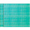 Clairefontaine Kraftpapier, 5 Tinyrollen, 5 m x 0,35 m, türkis mit Gittermuster