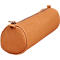 CLAIREFONTAINE Schlampermäppchen Age Bag, Ø 6 x L 21 cm, Echtleder, Reissverschluss, rund, braun