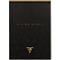 Clairefontaine Schreibblock-Set Flying Spirit, 70 Blatt, DIN A5, 90 g/m², kopfseitig geleimt, liniert, Einband schwarz, 5 Motive sortiert