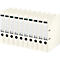 Classeur à levier 1007/1008 LEITZ®, format A4, largeur du dos 52 mm, 10 pièces, blanc