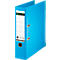 Classeur à levier 1007/1008 LEITZ®, format A4, largeur du dos 80 mm, 10 pièces, bleu clair